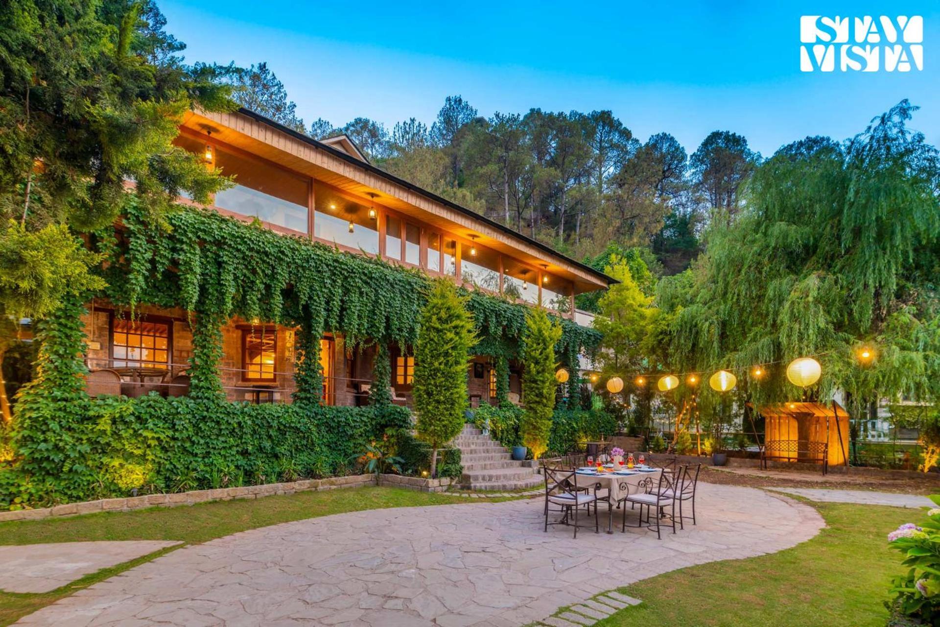 Stayvista At Sylvana Villas With Lawn, Bbq And Jacuzzi Kasauli Exterior foto